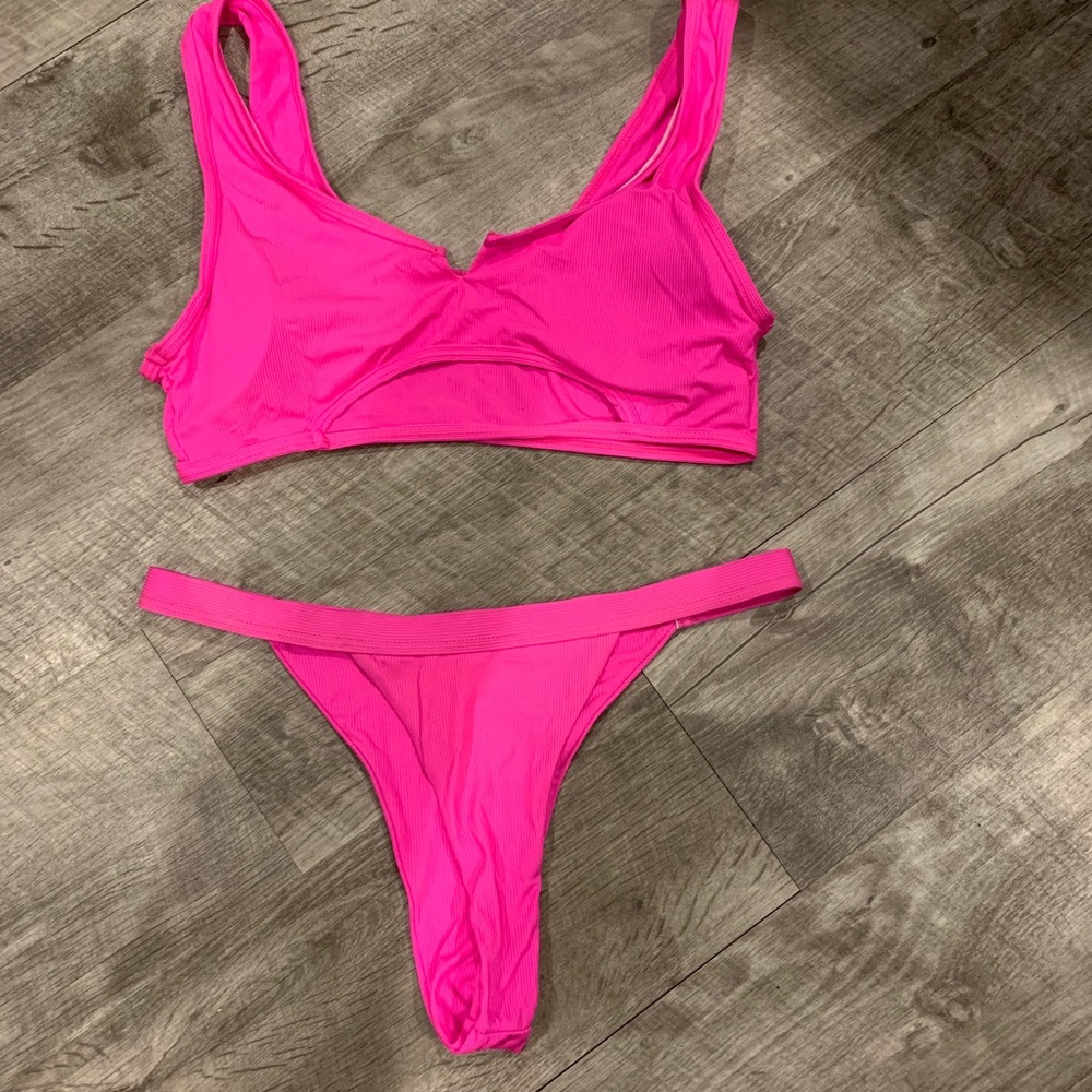 Pink bikini